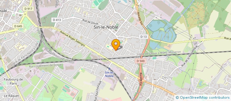 localisation de l'entreprise MADAME MELISSA BAVAY  SIN-LE-NOBLE