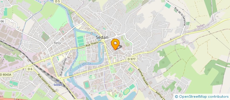 localisation de l'entreprise MADAME MELISSA BEDJA  SEDAN