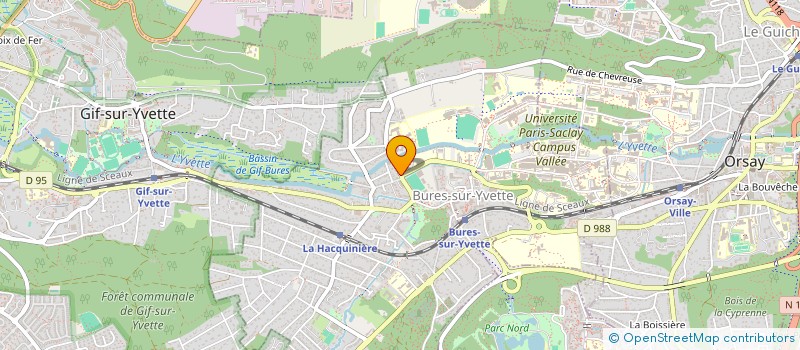 localisation de l'entreprise MADAME MELISSA BELLAJ  BURES-SUR-YVETTE