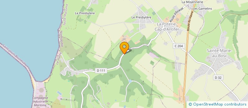 localisation de l'entreprise MADAME MELISSA BELLENGER  SAINT-JOUIN-BRUNEVAL