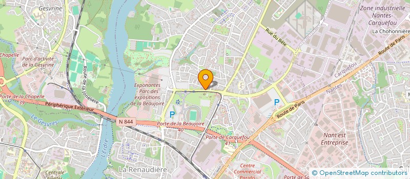 localisation de l'entreprise MADAME MELISSA BENARD  NANTES