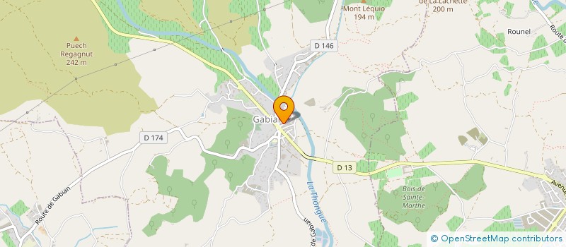 localisation de l'entreprise MADAME MELISSA BENCHEHIDA  GABIAN