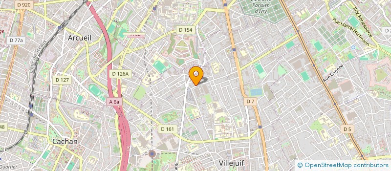 localisation de l'entreprise MADAME MELISSA BENDREF à VILLEJUIF