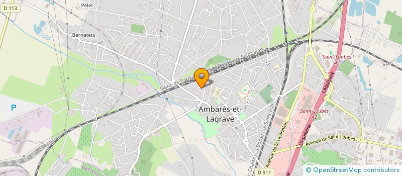 localisation de l'entreprise MADAME MELISSA BENJEMAA GHOMRASNI à AMBARES-ET-LAGRAVE