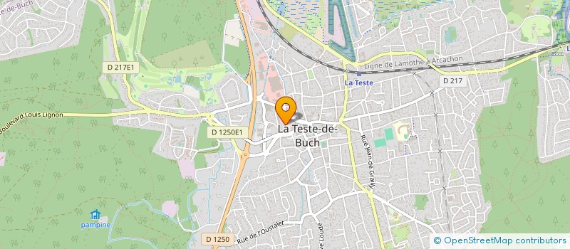 localisation de l'entreprise MADAME MELISSA BENMESSIKH à LA TESTE-DE-BUCH