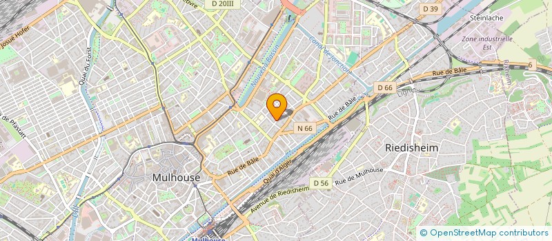 localisation de l'entreprise MADAME MELISSA BENSOUNA à MULHOUSE