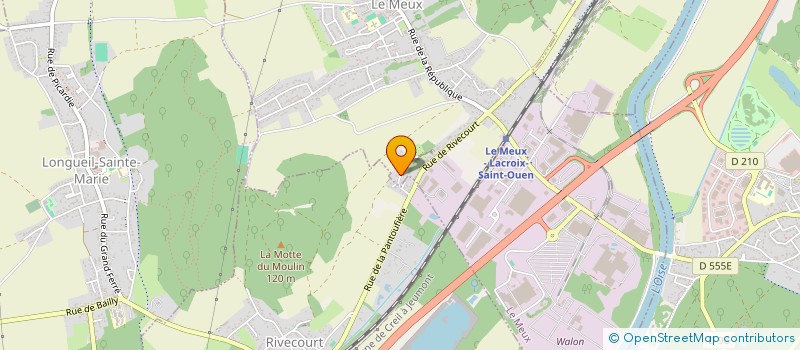 localisation de l'entreprise MADAME MELISSA BERGERON  LE MEUX