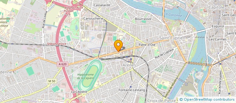 localisation de l'entreprise MADAME MELISSA BERTHELEMY  TOULOUSE