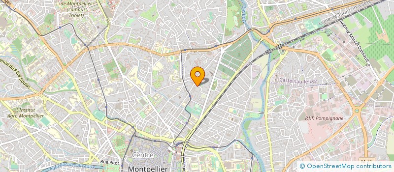 localisation de l'entreprise MADAME MELISSA BIRAT à MONTPELLIER
