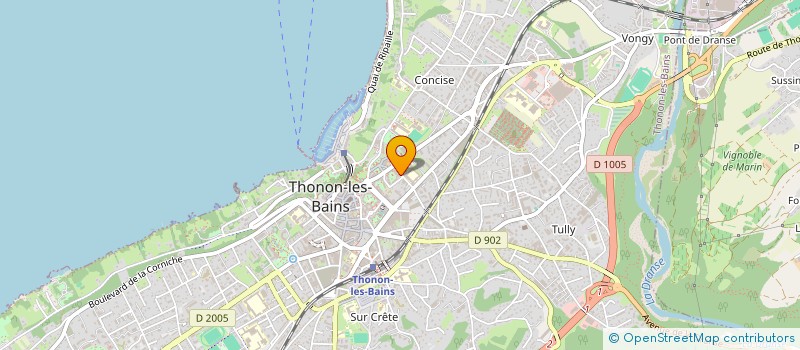 localisation de l'entreprise MADAME MELISSA BIZET à THONON-LES-BAINS
