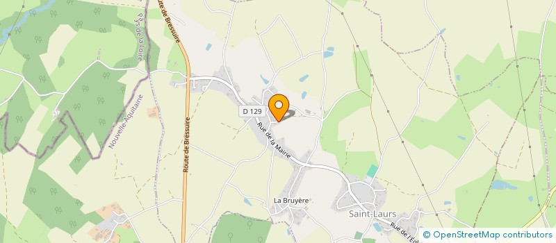 localisation de l'entreprise MADAME MELISSA BLANCHARD  SAINT-LAURS