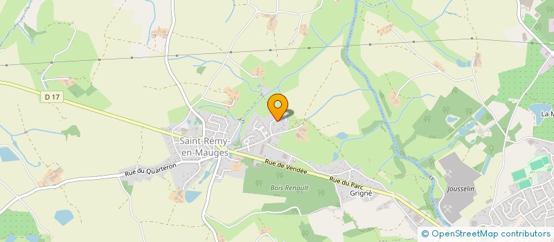 localisation de l'entreprise MADAME MELISSA BLOUT à MAUGES-SUR-LOIRE