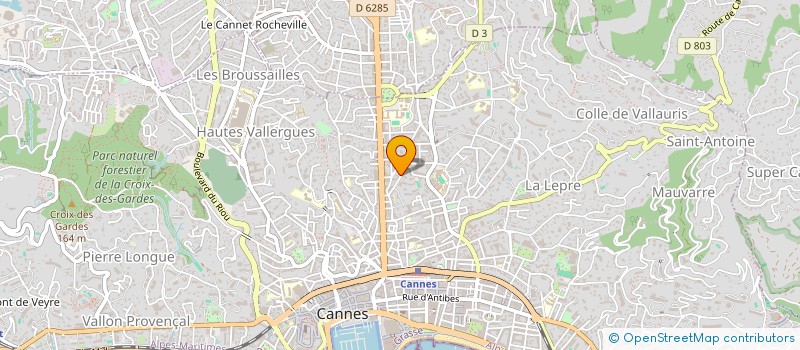 localisation de l'entreprise MADAME MELISSA BONNARD  CANNES