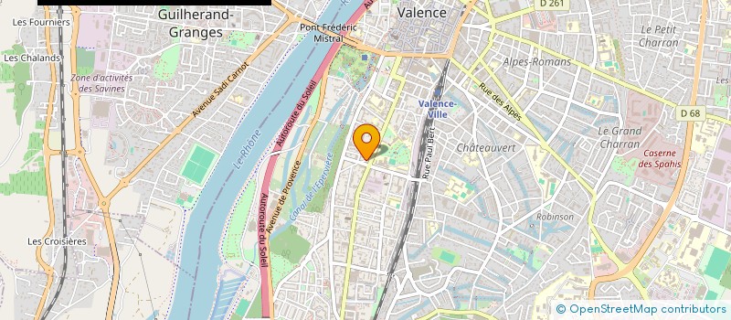 localisation de l'entreprise MADAME MELISSA BONSERGENT  VALENCE