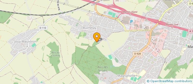 localisation de l'entreprise MADAME MELISSA BOODHUN  JOUY-MAUVOISIN