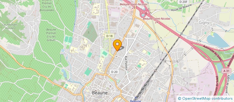 localisation de l'entreprise MADAME MELISSA BORDE à BEAUNE