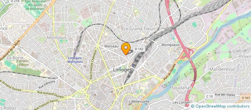 localisation de l'entreprise MADAME MELISSA BOUAOUD à LIMOGES
