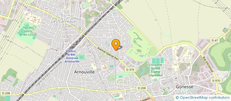 localisation de l'entreprise MADAME MELISSA BOUCHENEB à GONESSE