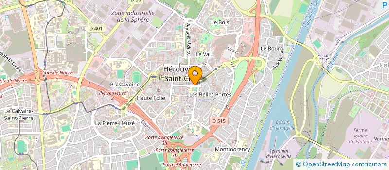 localisation de l'entreprise MADAME MELISSA BROUARD  HEROUVILLE-SAINT-CLAIR