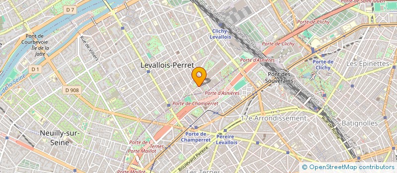 localisation de l'entreprise MADAME MELISSA BRUDO RENAULT  LEVALLOIS-PERRET