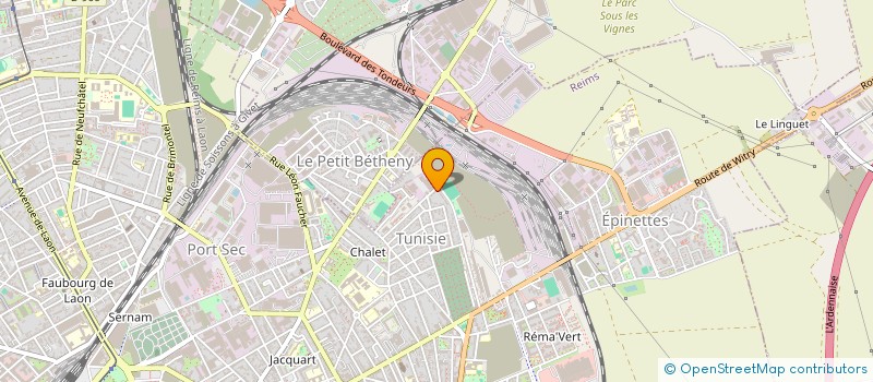 localisation de l'entreprise MADAME MELISSA BUCHAILLOT  REIMS