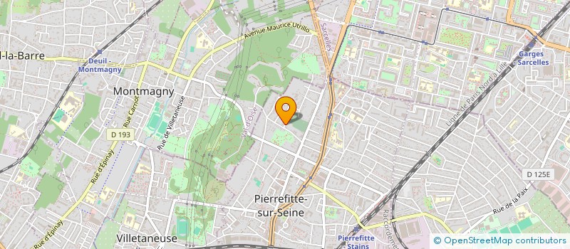localisation de l'entreprise MADAME MELISSA BUDIMBU  PIERREFITTE-SUR-SEINE