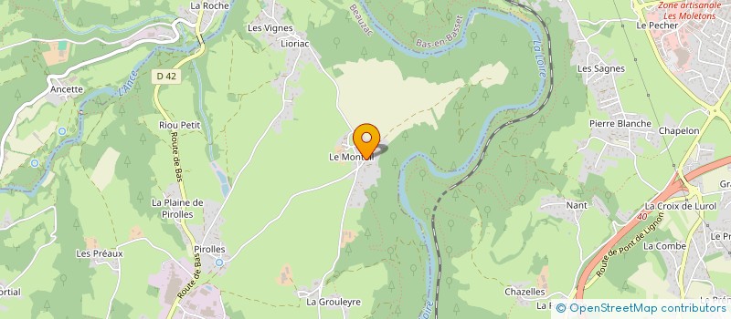 localisation de l'entreprise MADAME MELISSA BUFARD  BEAUZAC