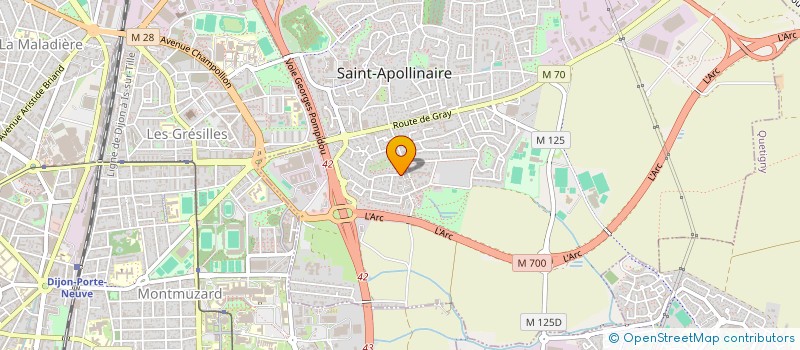 localisation de l'entreprise MADAME MELISSA BUONOCORE  SAINT-APOLLINAIRE