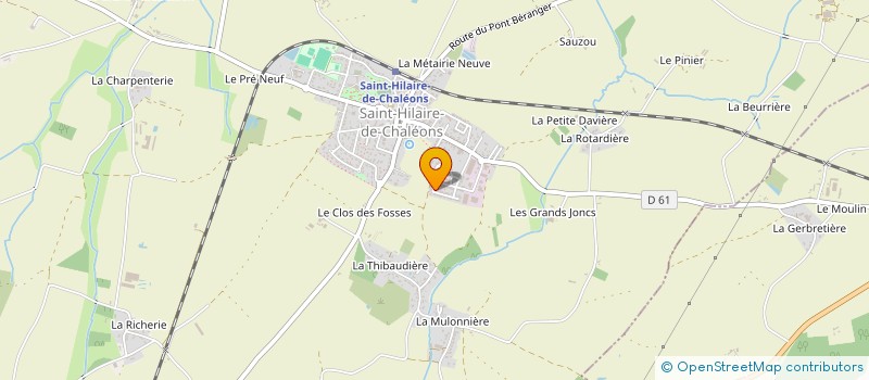 localisation de l'entreprise MADAME MELISSA CAILLAUD  SAINT-HILAIRE-DE-CHALEONS