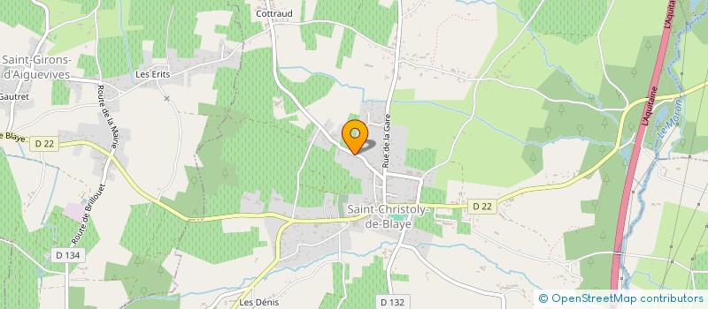 localisation de l'entreprise MADAME MELISSA CAILLE  POMMIERS-MOULONS