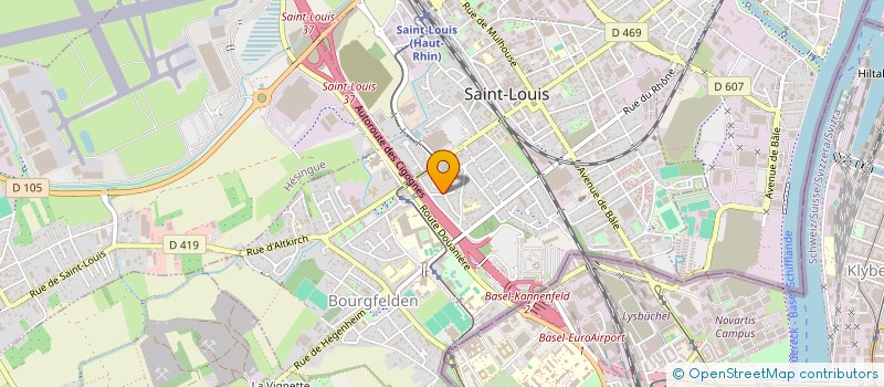 localisation de l'entreprise MADAME MELISSA CANNILLA  SAINT-LOUIS