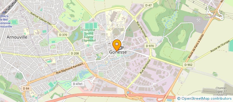 localisation de l'entreprise MADAME MELISSA CAPET  GONESSE