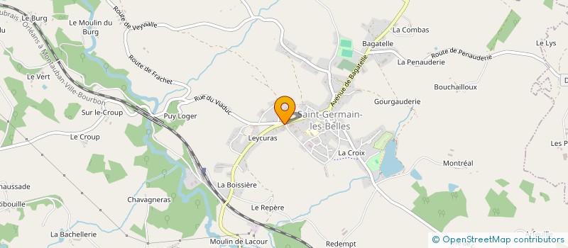 localisation de l'entreprise MADAME MELISSA CARENTON  SAINT-GERMAIN-LES-BELLES