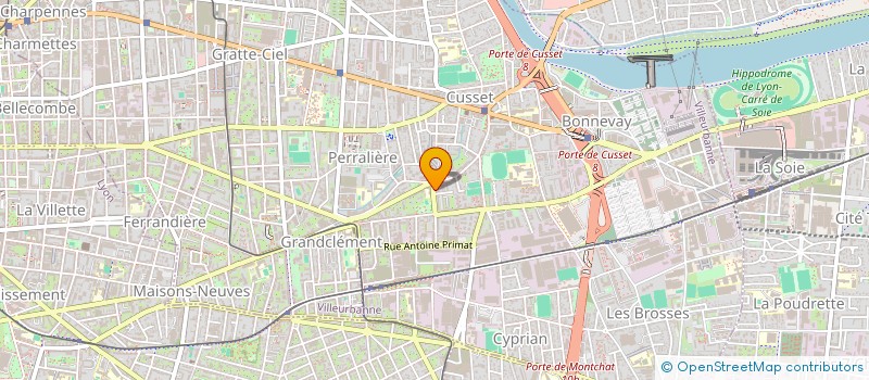 localisation de l'entreprise MADAME MELISSA CARIEL  VILLEURBANNE