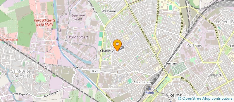 localisation de l'entreprise MADAME MELISSA CARPENTIER  REIMS