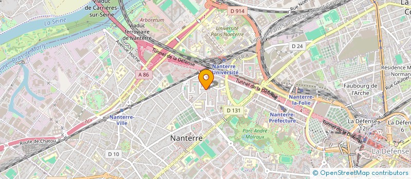 localisation de l'entreprise MADAME MELISSA CARREIRA PERESTRELO à NANTERRE
