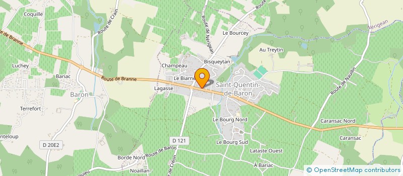 localisation de l'entreprise MADAME MELISSA CASSAT  SAINT-QUENTIN-DE-BARON