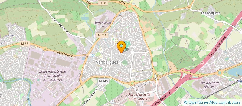 localisation de l'entreprise MADAME MELISSA CASTANG à VENDARGUES