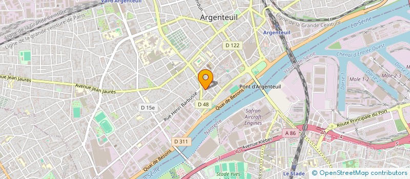 localisation de l'entreprise MADAME MELISSA CAUDRILLIER  ARGENTEUIL