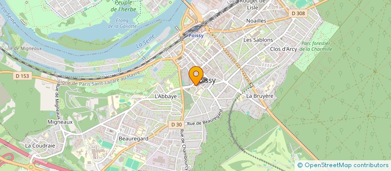 localisation de l'entreprise MADAME MELISSA CETOL  POISSY