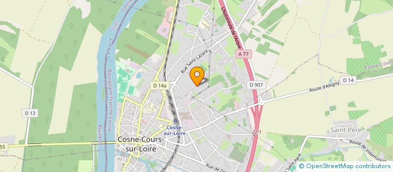 localisation de l'entreprise MADAME MELISSA CHANTAL BEOUT à COSNE COURS SUR LOIRE