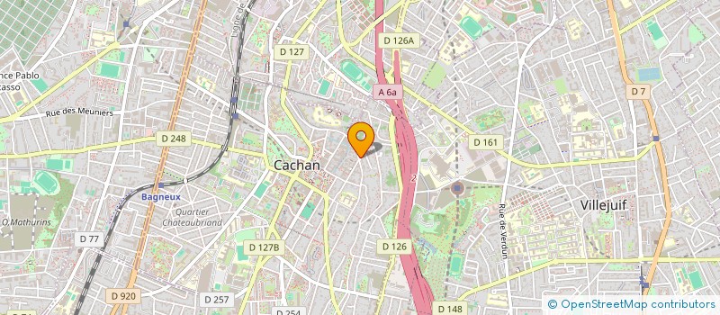 localisation de l'entreprise MADAME MELISSA CHAPISEAU  CACHAN