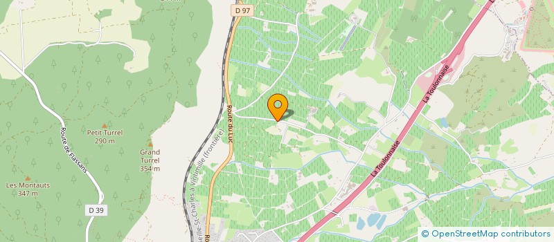 localisation de l'entreprise MADAME MELISSA CHARLIER  GONFARON