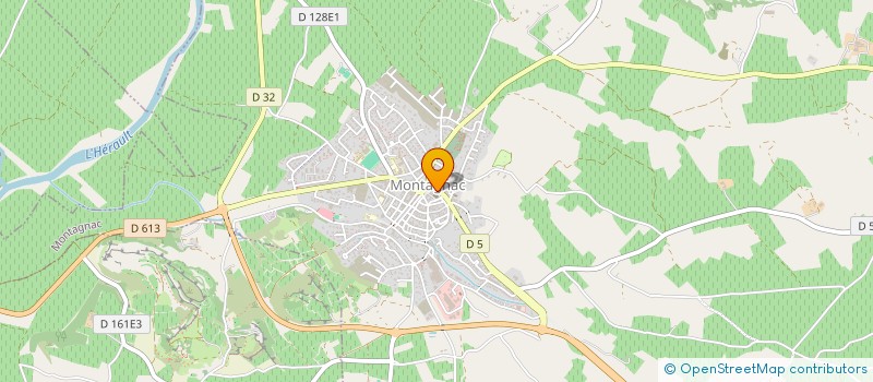 localisation de l'entreprise MADAME MELISSA CIPRIANO à MONTAGNAC