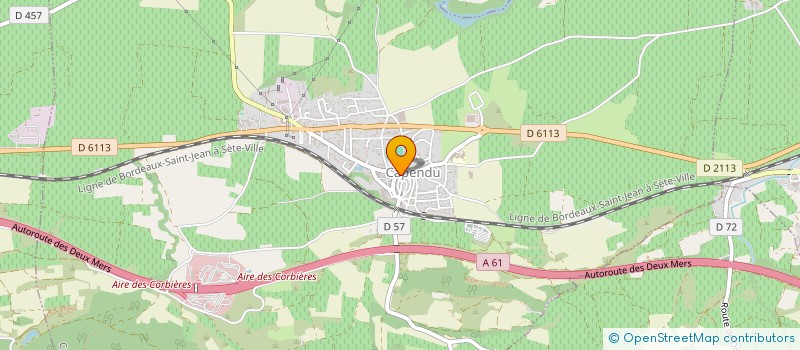 localisation de l'entreprise MADAME MELISSA CLEMENT  CAPENDU