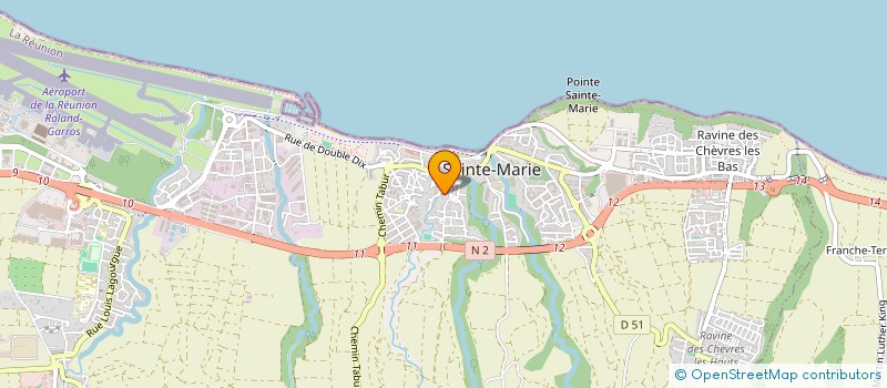 localisation de l'entreprise MADAME MELISSA COHEN  SAINTE-MARIE