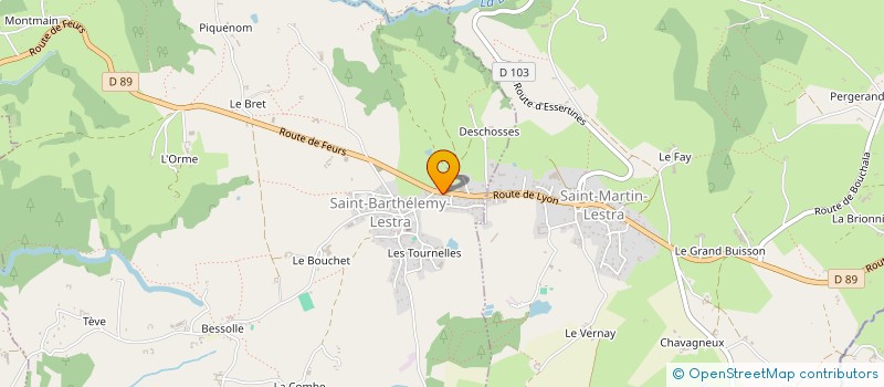 localisation de l'entreprise MADAME MELISSA COLAK  SAINT-BARTHELEMY-LESTRA