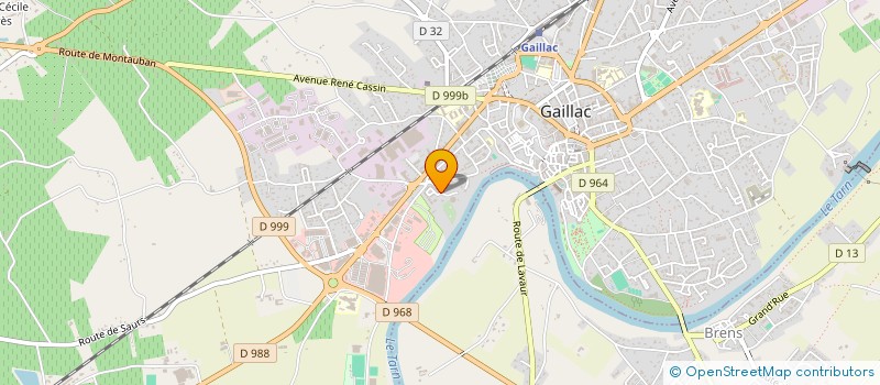 localisation de l'entreprise MADAME MELISSA COMBES à GAILLAC