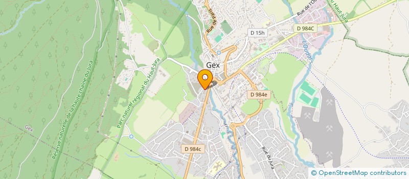 localisation de l'entreprise MADAME MELISSA CORLULU  GEX