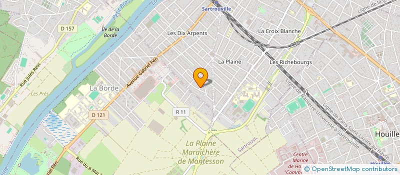 localisation de l'entreprise MADAME MELISSA CORREIA  SARTROUVILLE